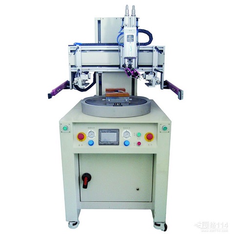 液晶顯示玻璃雙工位轉(zhuǎn)盤(pán)絲印機(jī)